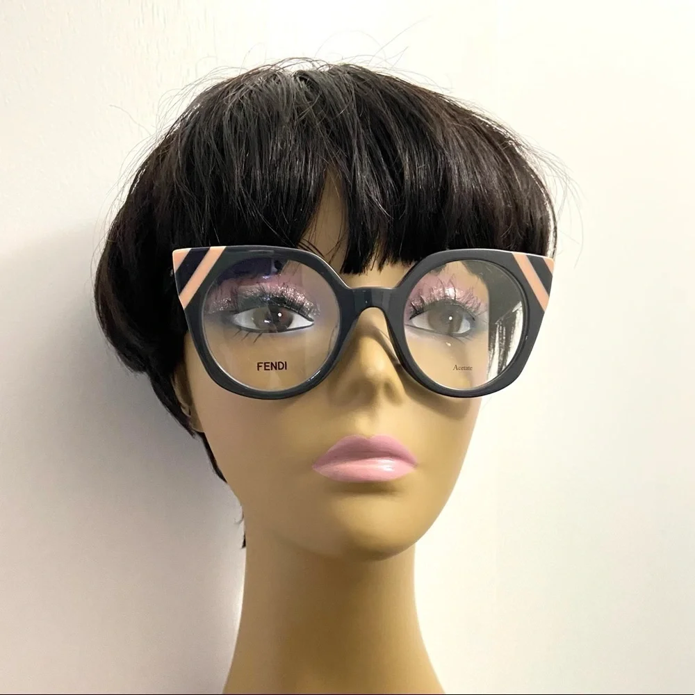 FENDI 54mm Round Optical Frames